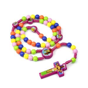 Rosario para niños, multicolor